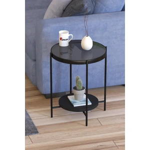 Oslo Yan  Sehpa , siyah