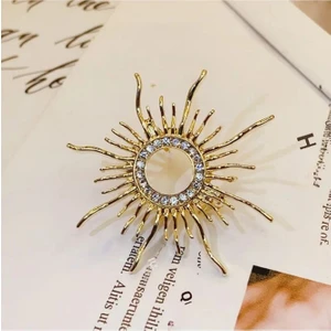 Punky Store Gold Güneş Broş-Yaka Iğnesi