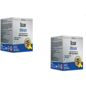 Orzax Ultimate Omega 3 Saf Balık Yağı 30 Kapsül 2'li Paket
