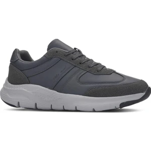 45-46-47 Numaralar Da Büyük Numara Erkek Siyah Sneaker & Spor Ayakkabı 23201