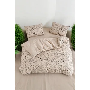 Lantana Desenli Tek Kişilik Nevresim Takımı (Lastikli Çarşaflı)