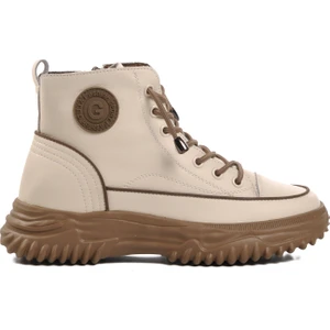 24k310-13 Içi Polarlı Camel Kadın Bot