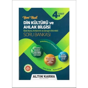 Altın Karma Yayınları 4. Sınıf Din Kültürü Mentör Etkinlikli Kazanım Soru Bankası