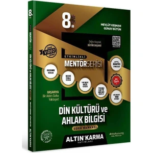 Altın Karma Yayınları 8. Sınıf Din Kültürü ve Ahlak Bilgisi Soru Bankası