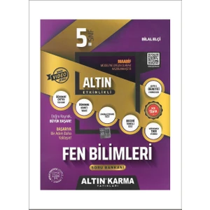 Altın Karma Yayınları 5. Sınıf Fen Bilimleri Mentör Etkinlikli Kazanım Soru Bankası