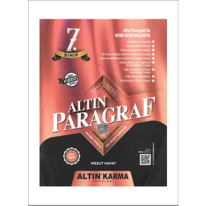 Altın Karma Yayınları 7. Sınıf Paragraf Altın Soru Bankası