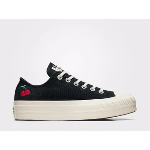 Siyah Kadın Deri Lifestyle Ayakkabı A08862C Chuck Taylor All Star Lı
