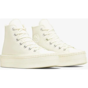 Chuck Taylor All Star Modern Lift Platform Canvas Kadın Günlük Ayakkabı A06140C Krem
