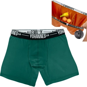 Yohannes Club erkek, Özel Anatomik Pamuklu Boxer,tekli, Zeytin Yeşil