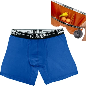 Yohannes Club erkek, Özel Anatomik Pamuklu Boxer,tekli, Saks Mavisi