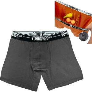 Yohannes Club erkek, Özel Anatomik Pamuklu Boxer,tekli, Antrasit
