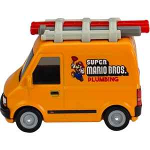 Hot Wheels Super Mario Bros The Movie Model Diecast Plumber Van From Scale 1/64 Length 5 cm
