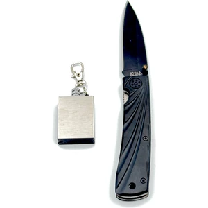 Metal Gövdeli Çakı Zippo Kibrit Hediyeli