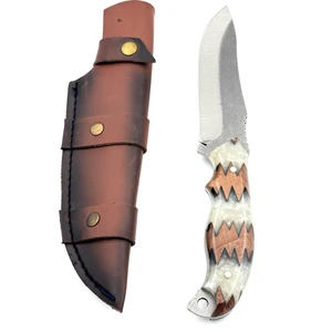 Kamp Outdoor Bıçak Çift Yönlü Deri Kılıflı