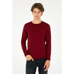 U.S. Polo Assn. Erkek Bordo Kazak /Triko 50288888-VR014
