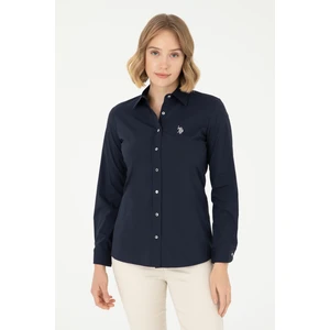 U.S. Polo Assn. Kadın Lacivert Gömlek Basic 50293919-VR033