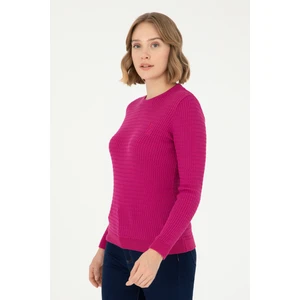 U.S. Polo Assn. Kadın Fuşya Kazak /Triko 50288979-VR023