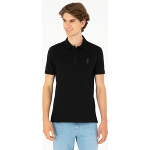 U.S. Polo Assn. Erkek Siyah Tişört Basic 50279581-VR046