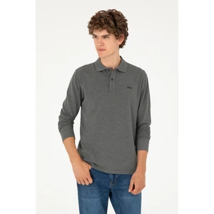 U.S. Polo Assn.  Erkek Antrasit Melanj Sweatshirt 50295169-VR081