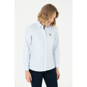 U.S. Polo Assn. Kadın Açık Mavi Gömlek Basic 50295704-VR003
