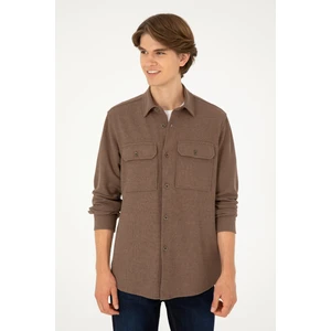 U.S. Polo Assn. Erkek Bej Gömlek Örme 50299662-VR011