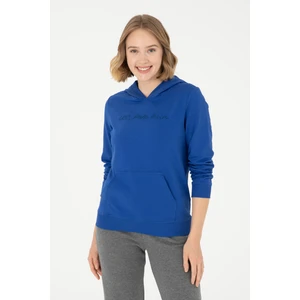 U.S. Polo Assn. Kadın Saks Sweatshirt 50296947-VR045
