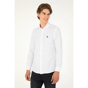 U.S. Polo Assn. Erkek Beyaz Basic Gömlek 50296777-VR013