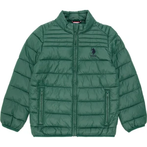 U.S. Polo Assn. Erkek Çocuk Koyu Yeşil Mont 50292884-VR079