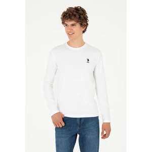 U.S. Polo Assn. Erkek Beyaz Sweatshirt 50289027-VR013