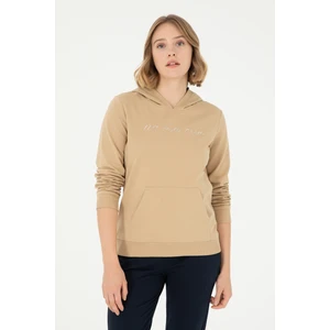 U.S. Polo Assn. Kadın Kum Sweatshirt 50296947-VR085