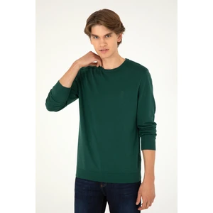 U.S. Polo Assn. Erkek Yeşil Kazak /Triko 50288888-VR054