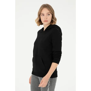 U.S. Polo Assn. Kadın Siyah Sweatshirt 50296947-VR046