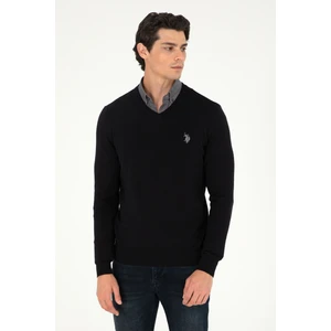 U.S. Polo Assn. Erkek Siyah Kazak /Triko 50293512-VR046