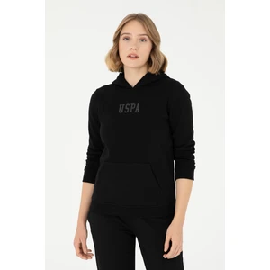 U.S. Polo Assn. Kadın Siyah Sweatshirt 50289536-VR046