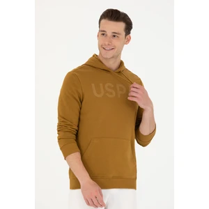 U.S. Polo Assn. Erkek Açık Haki Sweatshirt 50269396-VR183