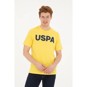 U.S. Polo Assn. Erkek Sarı Tişört Basic 50279620-VR044
