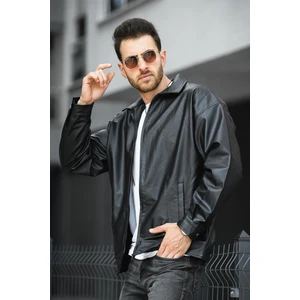 Vella Vintage Oversize Erkek  Deri Ceket