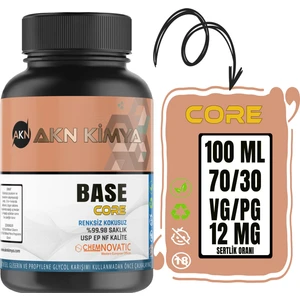 Core Chemnovatic Nbase 12 Mg Gliserin Propilen Glikol Base Nbase Vg Pg 70-30 100 ml 250 ml 500 ml 1000 ml