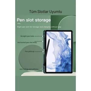 Galaxy Tab S9 Fe Plus 12,4 Inç Uyumlu Fuchsia Pino Tablet Kılıfı SM-X610NLGATUR - SM-X610NLIATUR - SM-X610NZAATUR - SM-X610NZSATUR