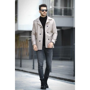 Lusaka Su Itici Slim Fit Kemer Detaylı Trençkot