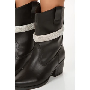 Taşlı Kısa Western Kovboy Bot