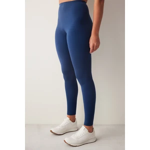 Lacivert Yüksek Bel Toparlayıcı Miracle Slimmer Tayt