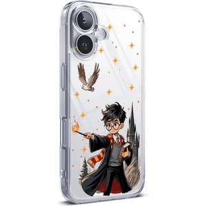 3gen Case Apple iPhone Modelleri Uyumlu Harry Potter Desenli Şeffaf Silikon Kılıf