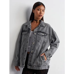 65352 Oversize Uzun Kot Mont-Antrasit