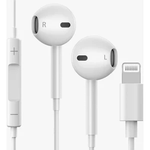 Kulaklı Apple iPhone Ucu Çıkışlı Pop Up Kulak Içi Yumuşak Kontrol Tuşlu Aksesuar