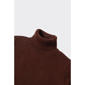 Kadir Büyükkaya Tam Balıkçı Yaka Erkek Pamuklu Kazak - KAW6903W