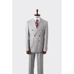 Kadir Büyükkaya Şık ve Rahat Kruvaze Erkek Takım Elbise - Viskon ve Likra Dokulu - KAW1251S