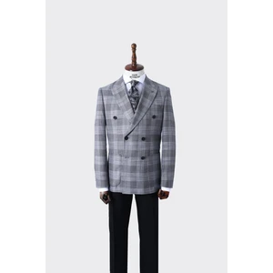 Kadir Büyükkaya Nefes Alabilir Dayanıklı Kruvaze Erkek Ceket - KAW5228S