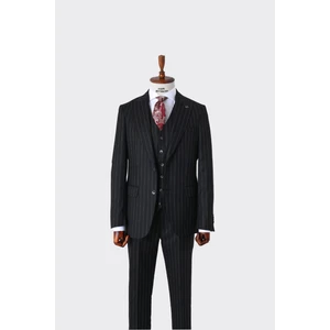 Kadir Büyükkaya Slim Fit Kesim Yelekli Erkek Takım Elbise - Şık ve Rahat Tasarım - KAW1025S