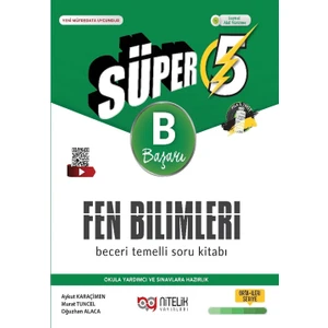 Nitelik Yayınları 5. Sınıf Süper Fen Bilimleri Beceri Temelli Soru Kitabı (B)